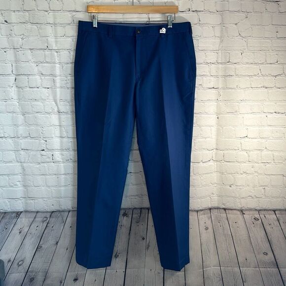 Brooks Brothers Mens Lightweight Advantage Chino Clark Blue Dress Pants W36/L30 - Picture 1 of 8